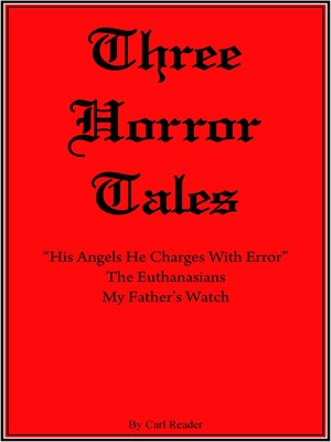 cover image of Three Horror Tales